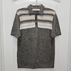 Perry Ellis Vintage Sweater Polo Knit Top